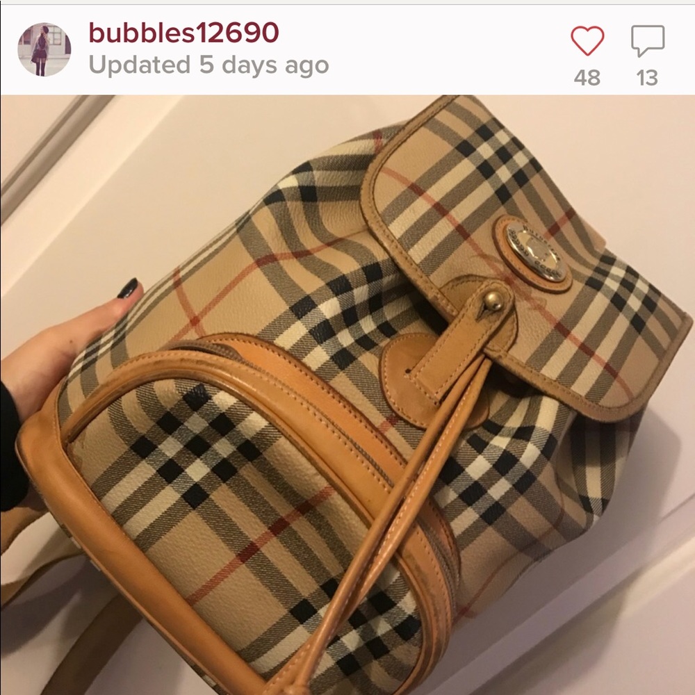 Burberry Backpack NOT FOR SALE